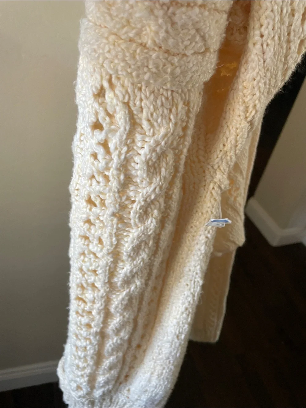 NWT FREE PEOPLE Cable Cardigan Sweater!